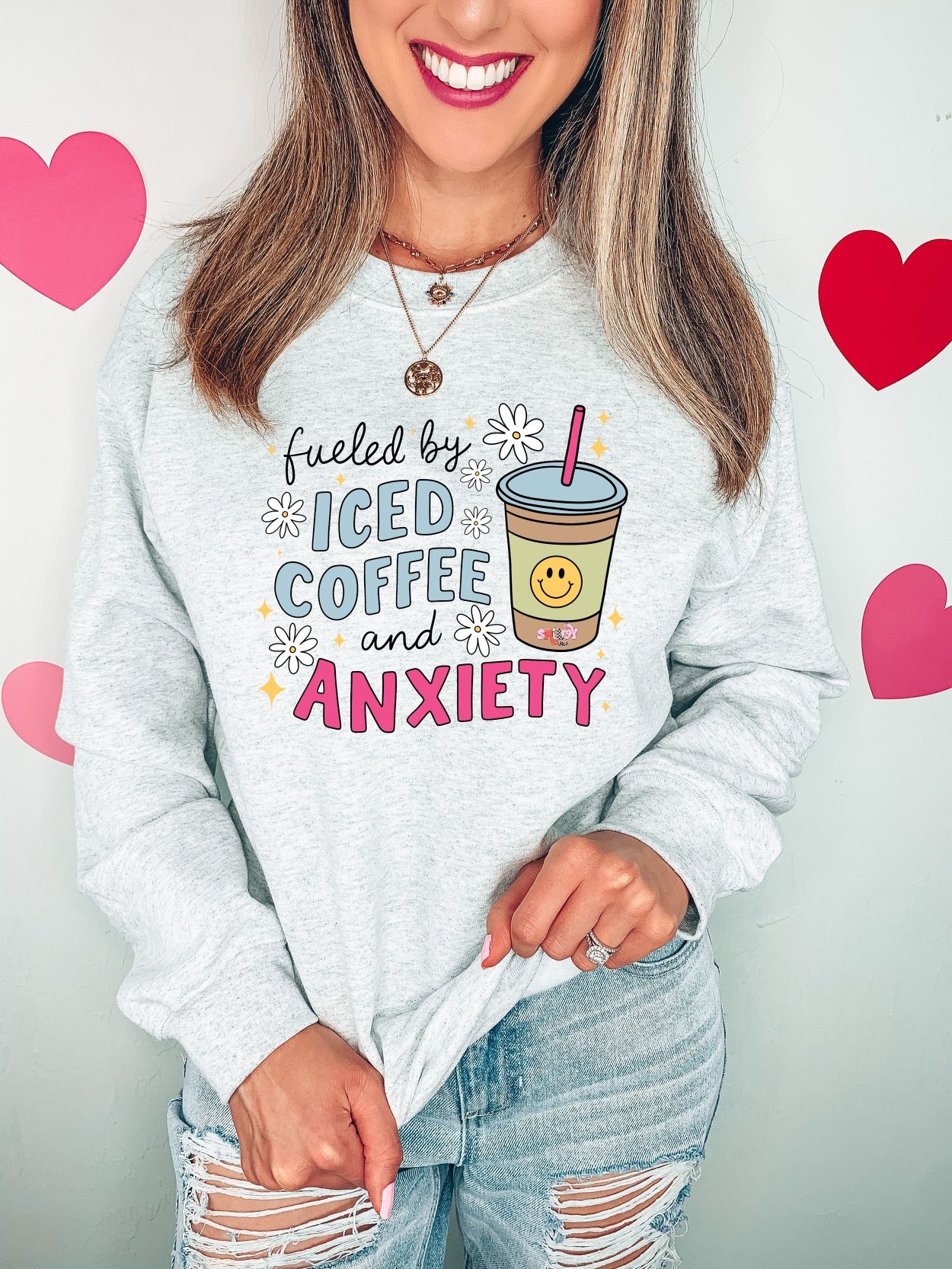 Iced Coffee & Anxiety Crewneck