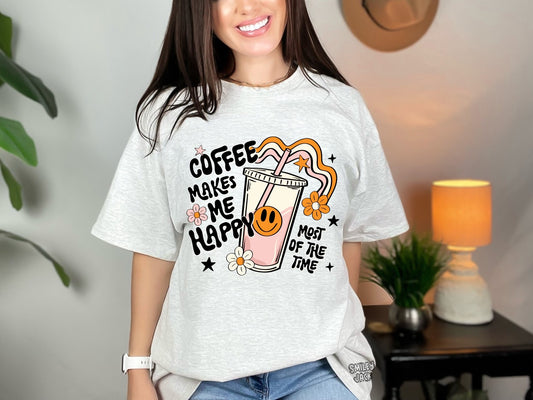 Coffee Makes Me Happy Tee