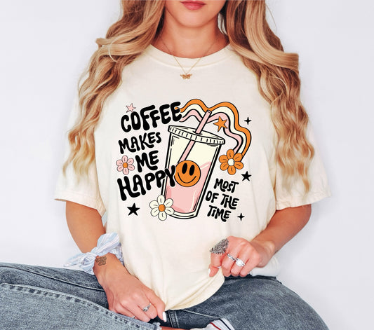 Coffee Makes Me Happy Tee