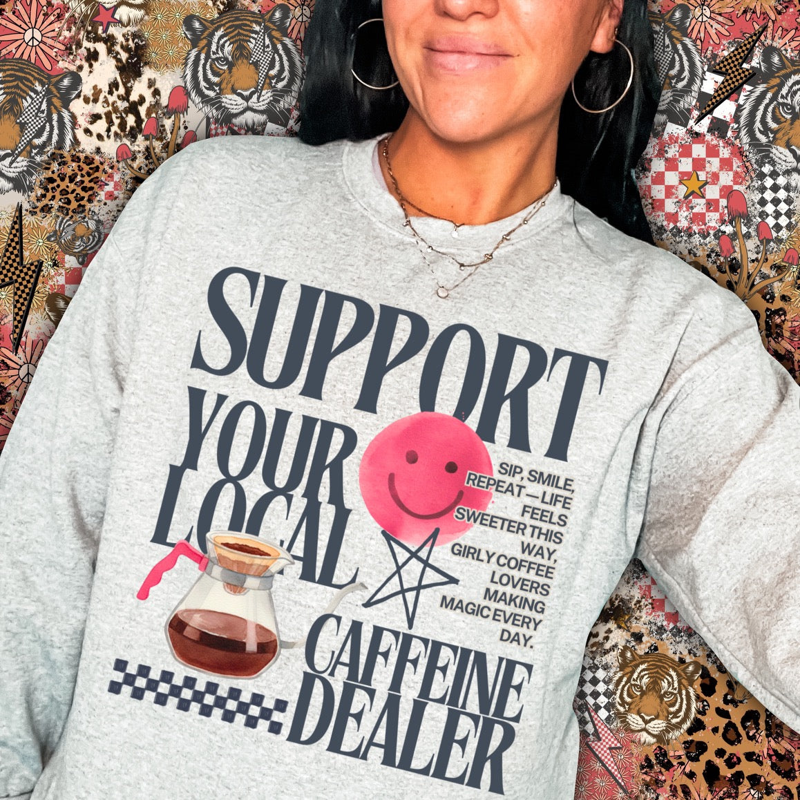 Local Caffeine Dealer Crewneck