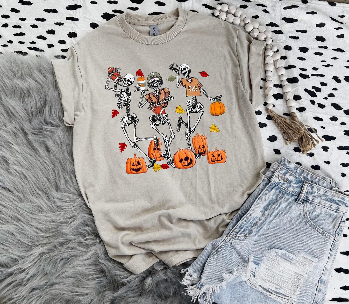 Football Skeleton Tee