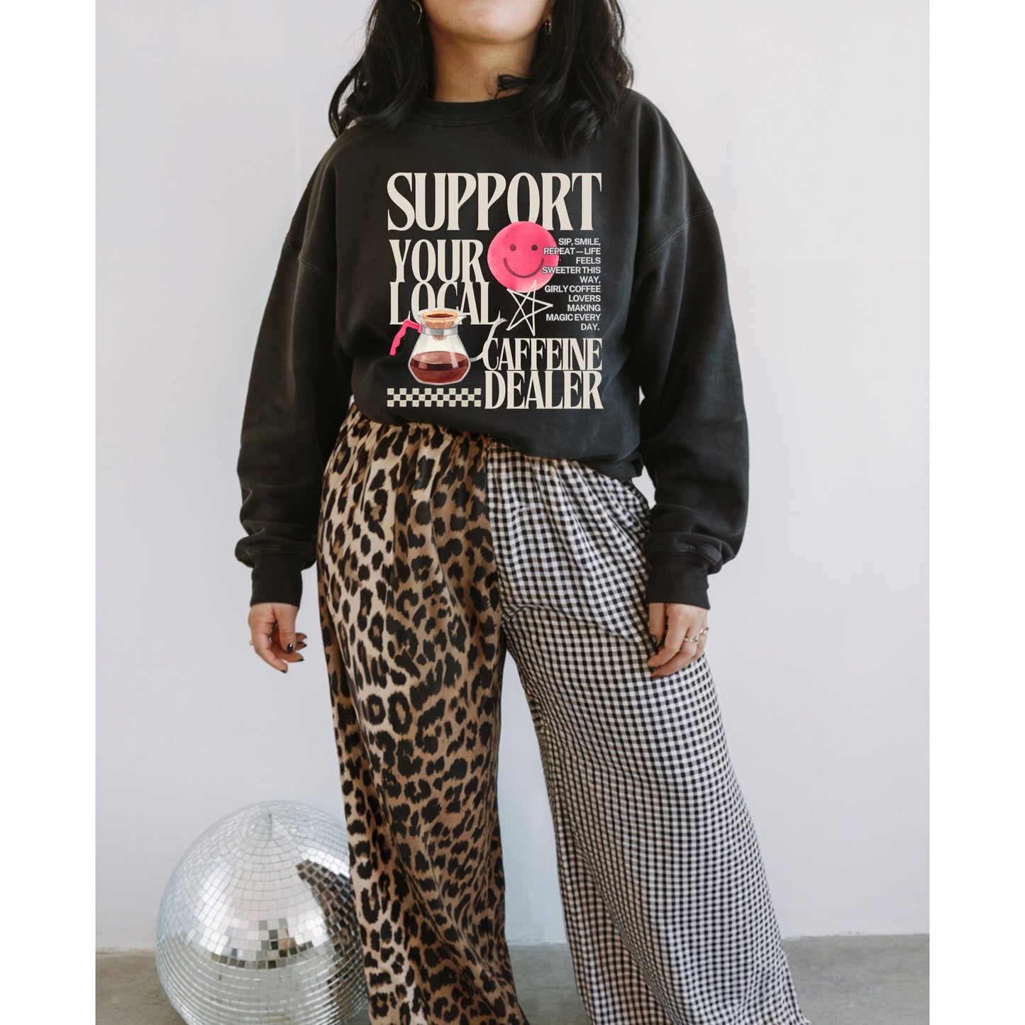 Local Caffeine Dealer Crewneck