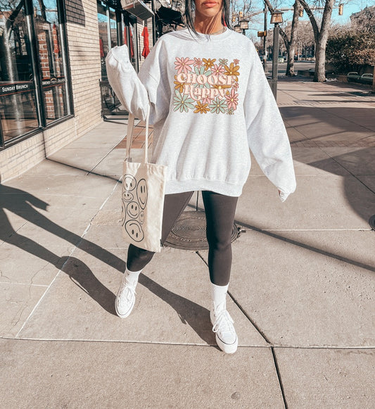 Choose Happy Crewneck